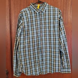 Analog Blue Button Up Medium *